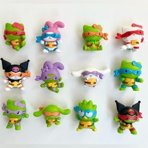 Hello Kitty & Friends x Teenage Mutant Ninja Turtle Happy Meal Toys, Qty. 12